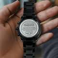 To My Husband Your Last Everything (Charcoal Black) – Men's Watch