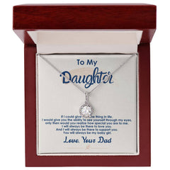 Gift for Daughter – Always Be My Baby Girl Eternal Hope Necklace
