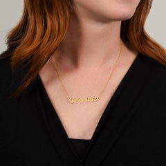 Personalized Heart Name Necklace – Custom Gift for Her