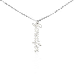 Personalized Vertical Name Necklace – Custom Gift for Her